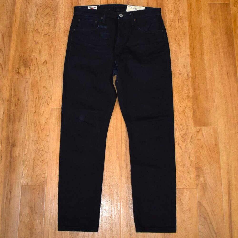 Rogue Territory Strong Taper Jeans Mens 31‎ Indigo Good Selvedge Button Fly